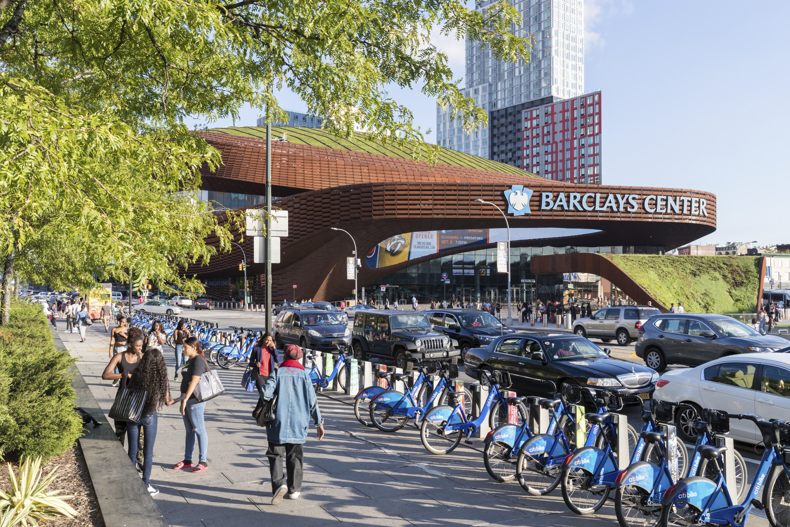 Shop's Barclays Center  Shop architects, Weathering steel, Metal